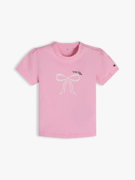 Ροζ Essential T-Shirt Με Μανίκι Flutter  Βρεφικά