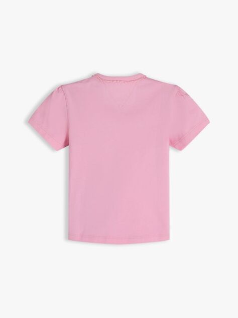 Ροζ Essential T-Shirt Με Μανίκι Flutter  Βρεφικά