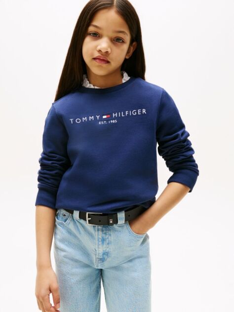 Blue Essential Logo Sweatshirt  Kids Unisex