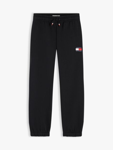 Black Heritage Flag Logo Cuffed Drawstring Joggers  Kids Unisex