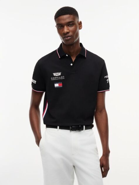 Black TH x Cadillac Formula 1® Team Pérez 11 Polo Shirt  Unisex