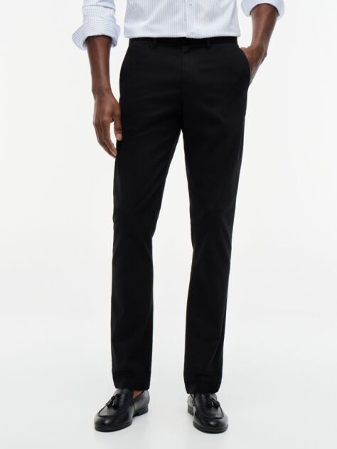 Μαύρο Bleecker Slim Παντελόνι Chino  Άνδρες
