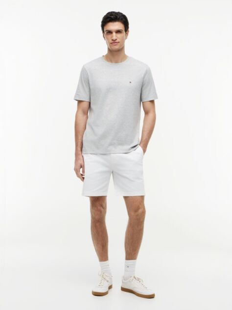 Grey Interlock Knit T-Shirt  Men