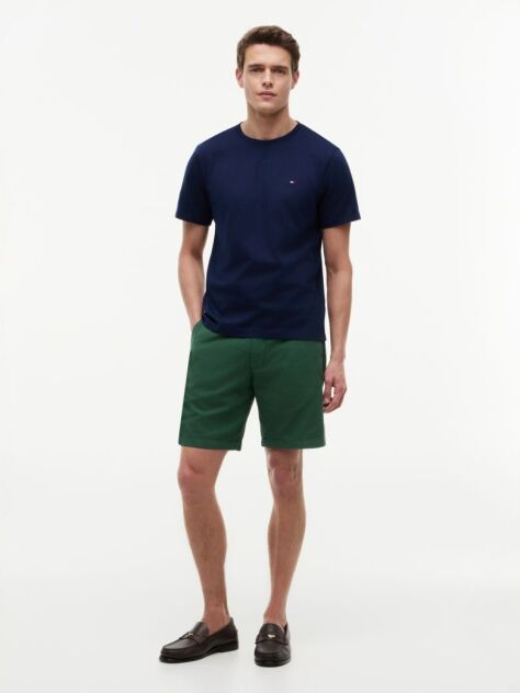 Blue Flag Embroidery T-Shirt  Men