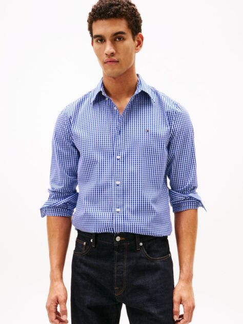 Multi TH Flex Regular Fit Gingham Shirt  Men