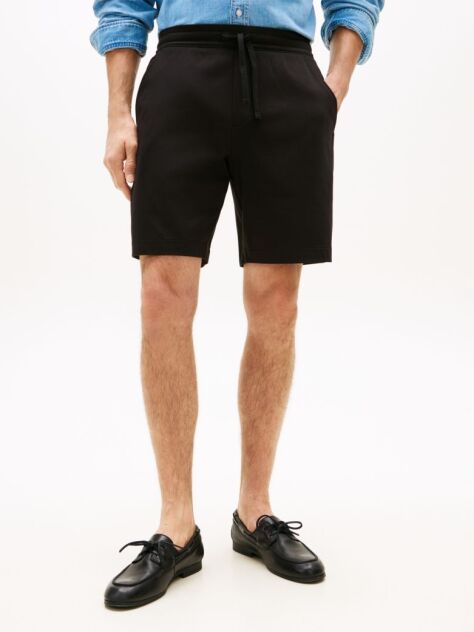 Black Classic Sweat Bermuda  Shorts  Men
