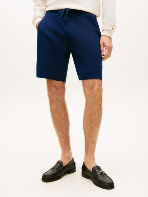 Blue Classic Sweat Bermuda  Shorts  Men