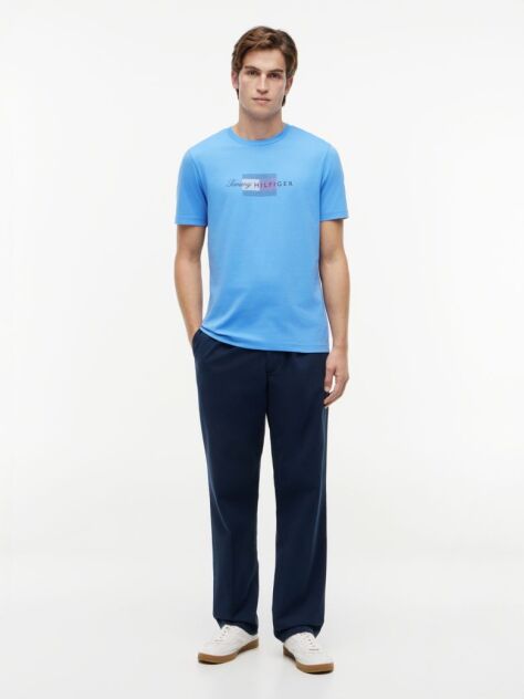 Blue Flag Graphic Jersey T-Shirt  Men