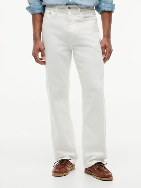 White Washed Relaxed Jeans  Men