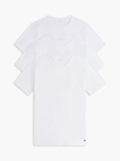 White 3-Pack Premium Essential Lounge T-Shirts  Men