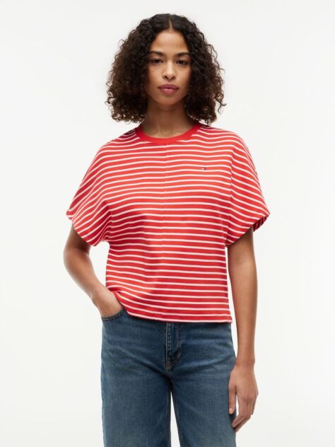 Multi T-Shirt Με Κλασική Λαιμόκοψη Και Μανίκι Batwing  Γυναίκες