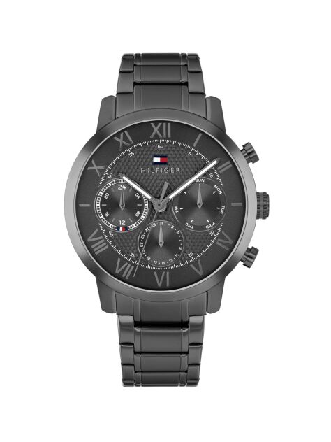 Black Black Dial Stainless Steel Sub-Counter Watch  Men