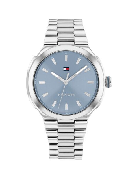 Blue Blue Dial Silver Bracelet Watch  Women
