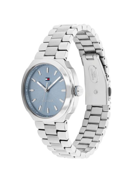 Blue Blue Dial Silver Bracelet Watch  Women