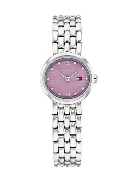 Purple Stainless Steel Chain-Link Watch  Women