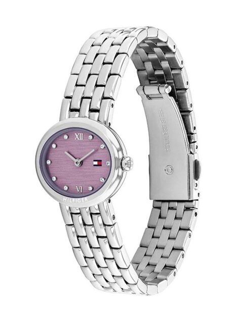 Purple Stainless Steel Chain-Link Watch  Women