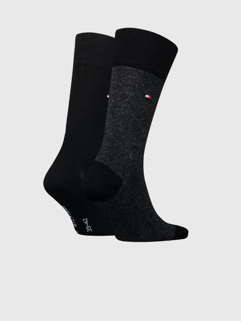 Black Tommy Hilfiger Men'S Classic Socks 2 Pack  Men