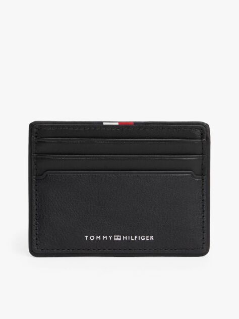 Black Corporate Leather Credit Card Holder  Men