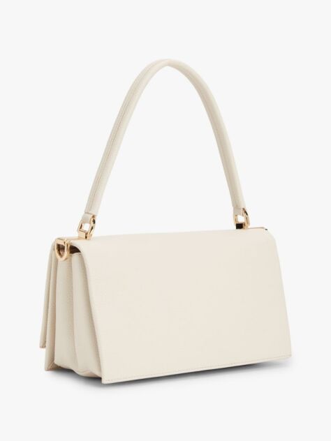Beige TH Monogram Flap Closure Crossbody Bag  Women