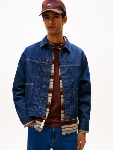 Denim Πλισέ Denim Trucker Τζάκετ  Άνδρες