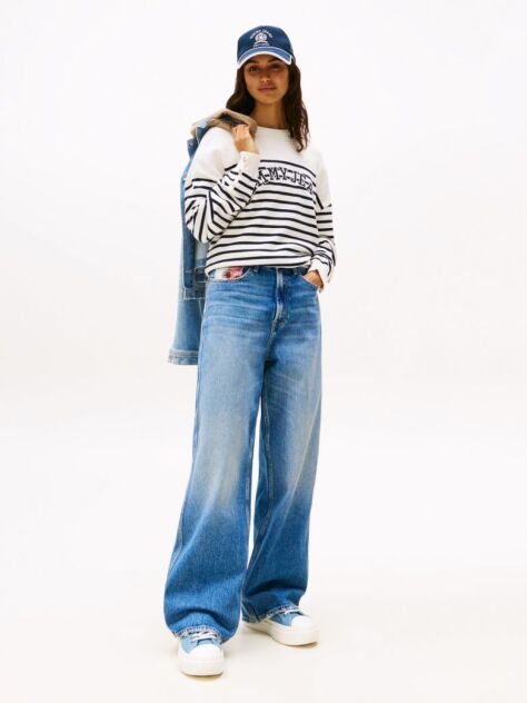 Denim Claire Ψηλόμεσο Τζιν Σε Φαρδιά Γραμμή  Γυναίκες