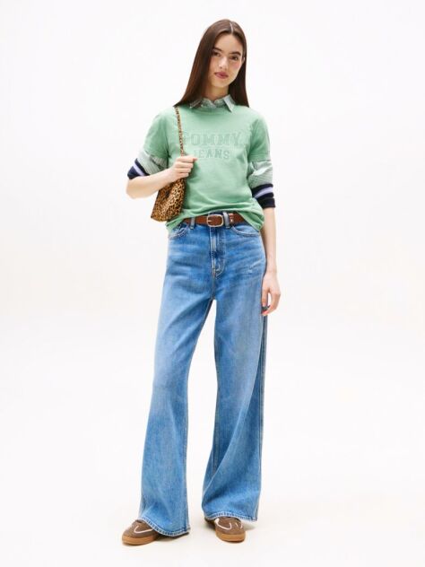 Denim Claire Ψηλόμεσο Τζιν Σε Φαρδιά Γραμμή  Γυναίκες