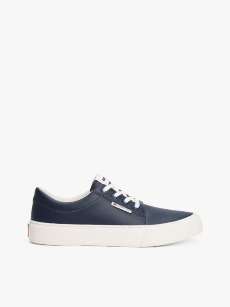 Blue Essential Flatform Skate Trainers  Men