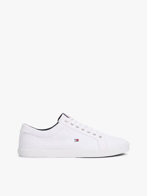 Άσπρο Sneakers Με Πάνελ Σε Αντίθεση  Άνδρες