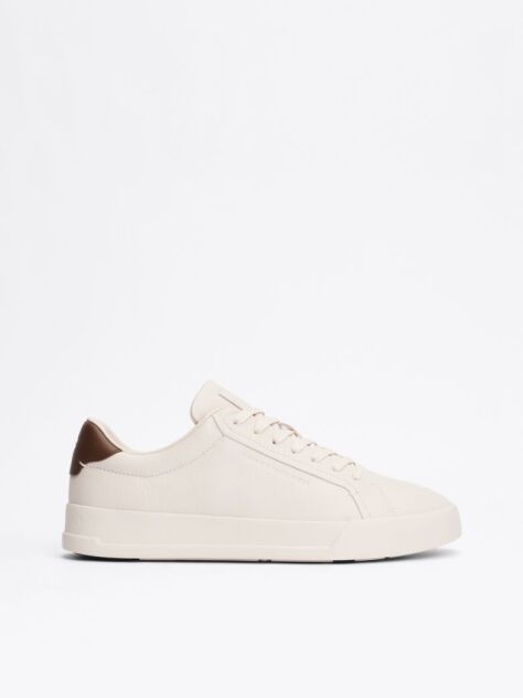 Μπεζ Δερμάτινα Sneakers  Άνδρες