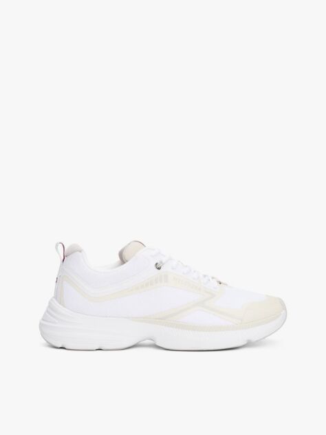 Άσπρο Μοντέρνα Sneakers Με Λογότυπο  Άνδρες