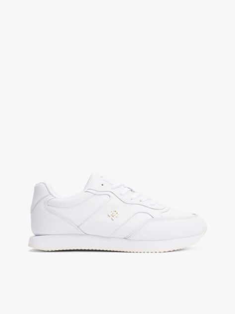White Leather TH Monogram Colour-Pop Trainers  Women