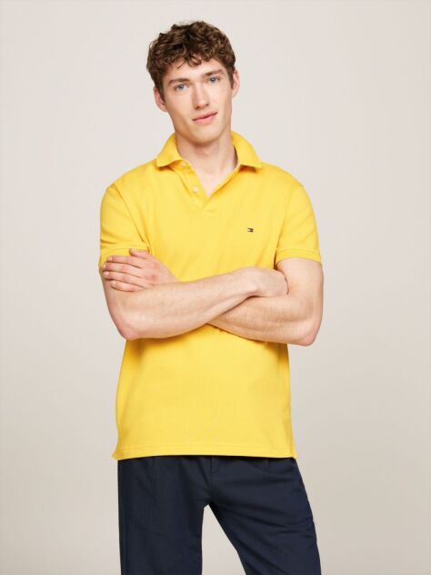 Yellow 1985 Organic Cotton Regular Fit Polo  Men