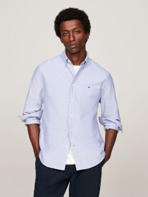 Blue Heritage Regular Fit Oxford Shirt  Men