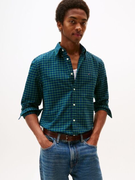 Multi Heritage Oxford Check Regular Shirt  Men