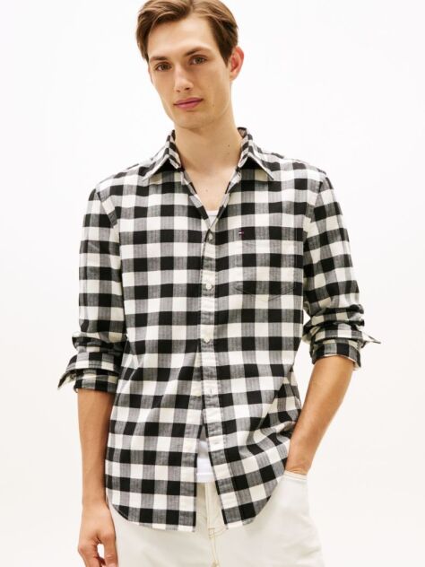 Multi Tonal Buffalo Check Regular Shirt  Men