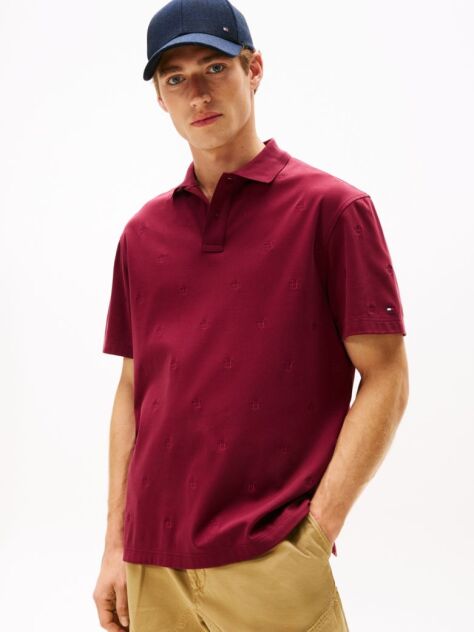Red 1985 Regular Fit Piqué Polo Shirt  Men