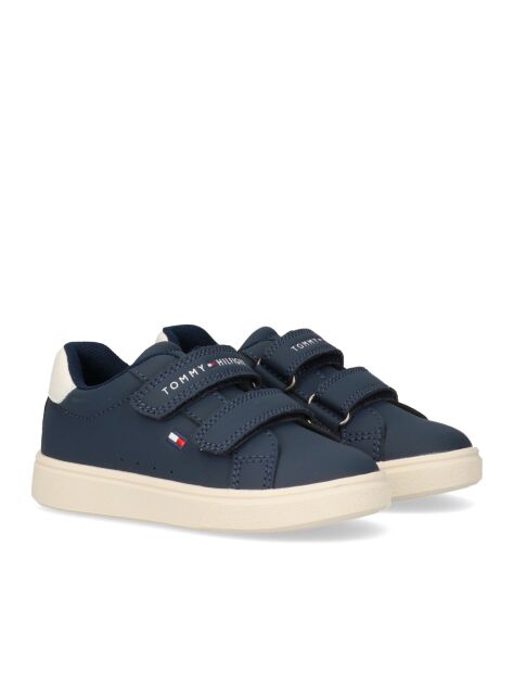 Μπλε Sneakers Mε Velchro Και Σημαία  Παιδί Unisex