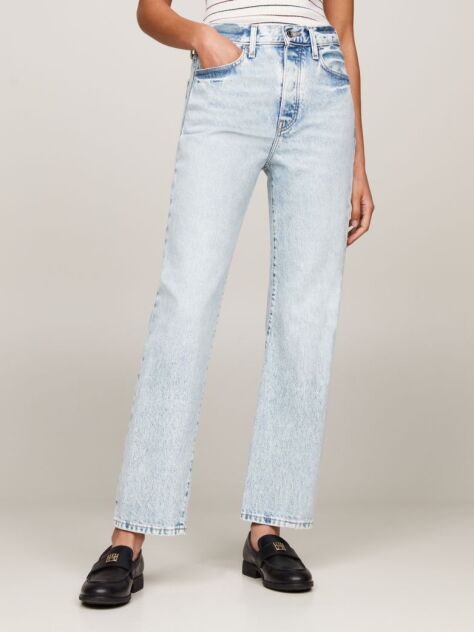 Denim Ψηλόμεσο Τζιν Σε Ίσια Γραμμή  Γυναίκες