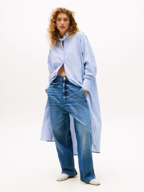 Denim The Runway Collection Τζιν Παντελόνι Σε Φαρδιά Γραμμή  Γυναίκες
