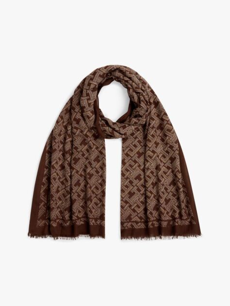 Multi TH Monogram Scarf  Women