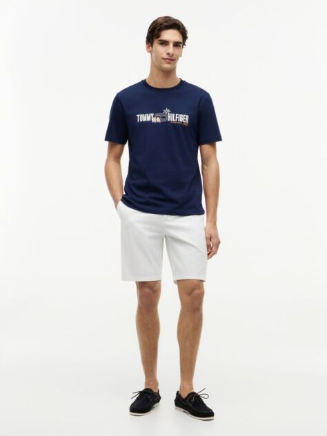 Blue Logo Graphic Jersey T-Shirt  Men