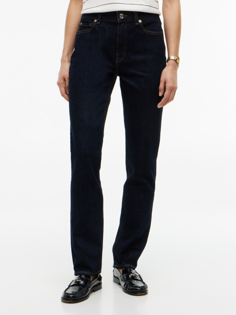 Blue Mid Rise Slim Jeans  Women