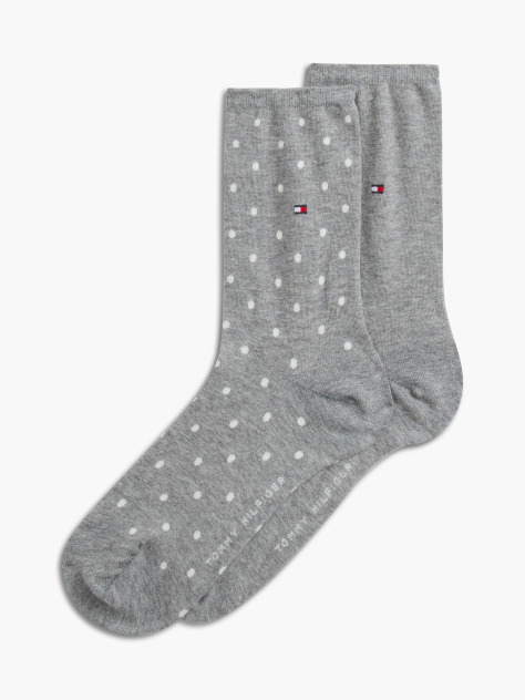 Grey Tommy Hilfiger Dot Women's Socks (2 pack)  Women