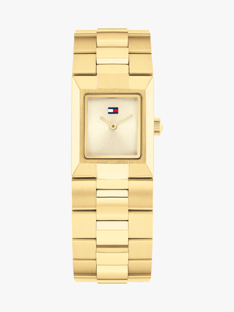 Gold Ionic Gold-Plated Square Dial Bracelet Watch  Women