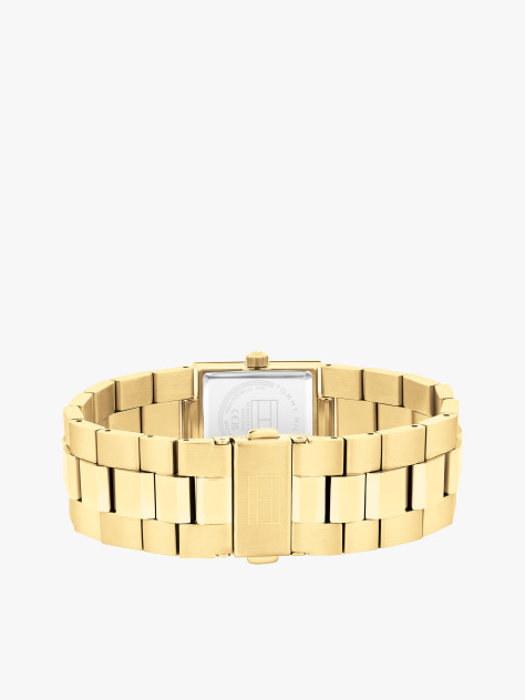 Gold Ionic Gold-Plated Square Dial Bracelet Watch  Women