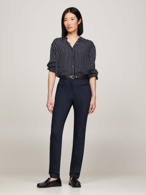 Blue Heritage Slim Fit Pants  Women
