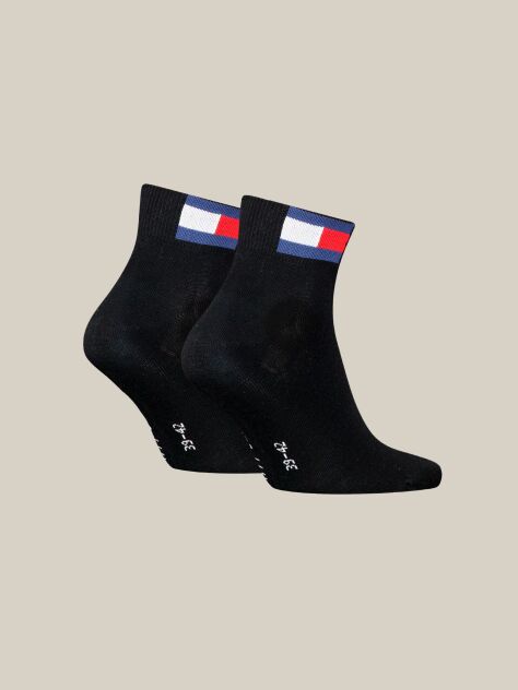 Black Unisex Quarter socks 2 pack  Unisex