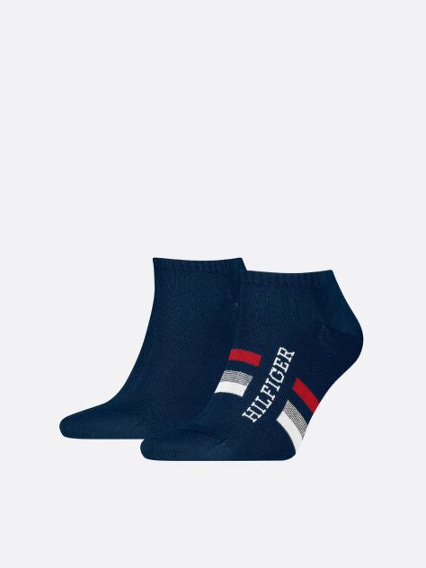 Blue Tommy Hilfiger Men's Sneaker Socks 2 Pack  Men