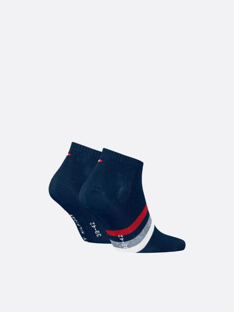 Blue Tommy Hilfiger Men's Sneaker Socks 2 Pack  Men