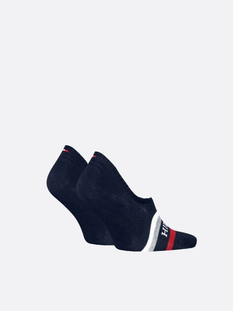 Blue Tommy Hilfiger Men's Invisible Footie Socks 2 Pack  Men